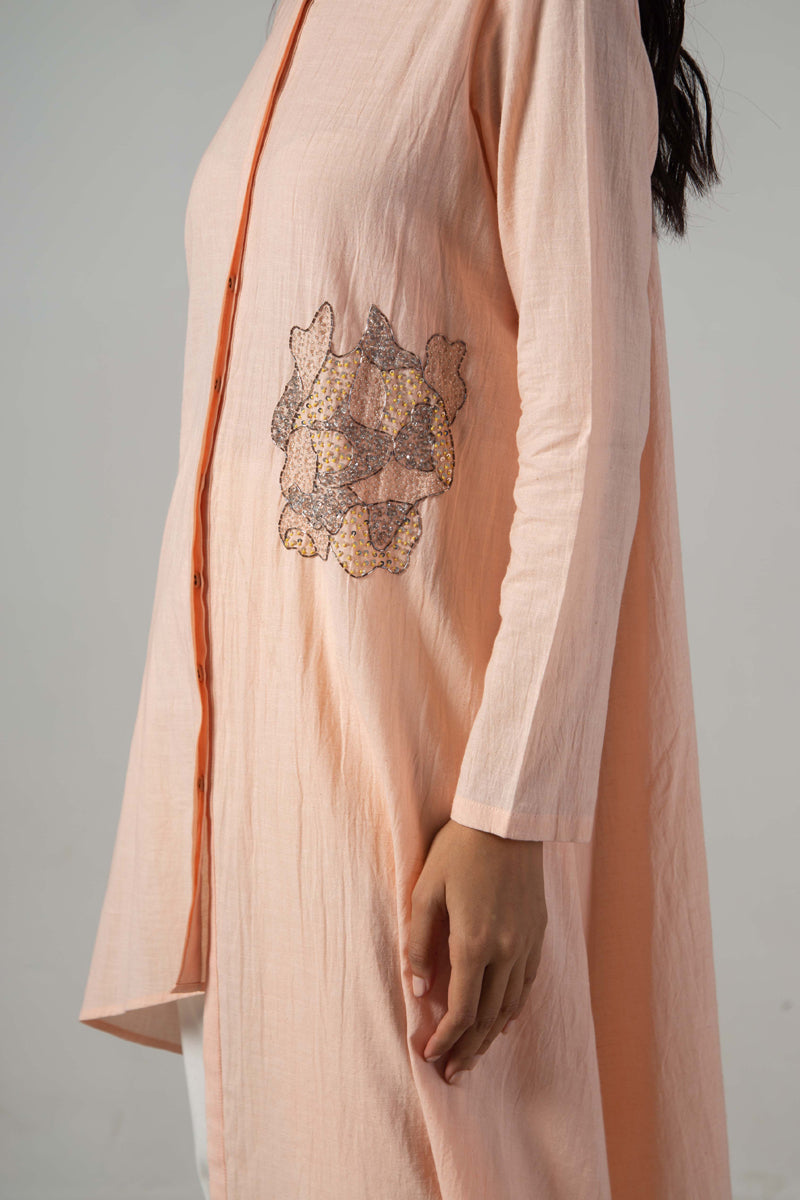 Pink up down dress
