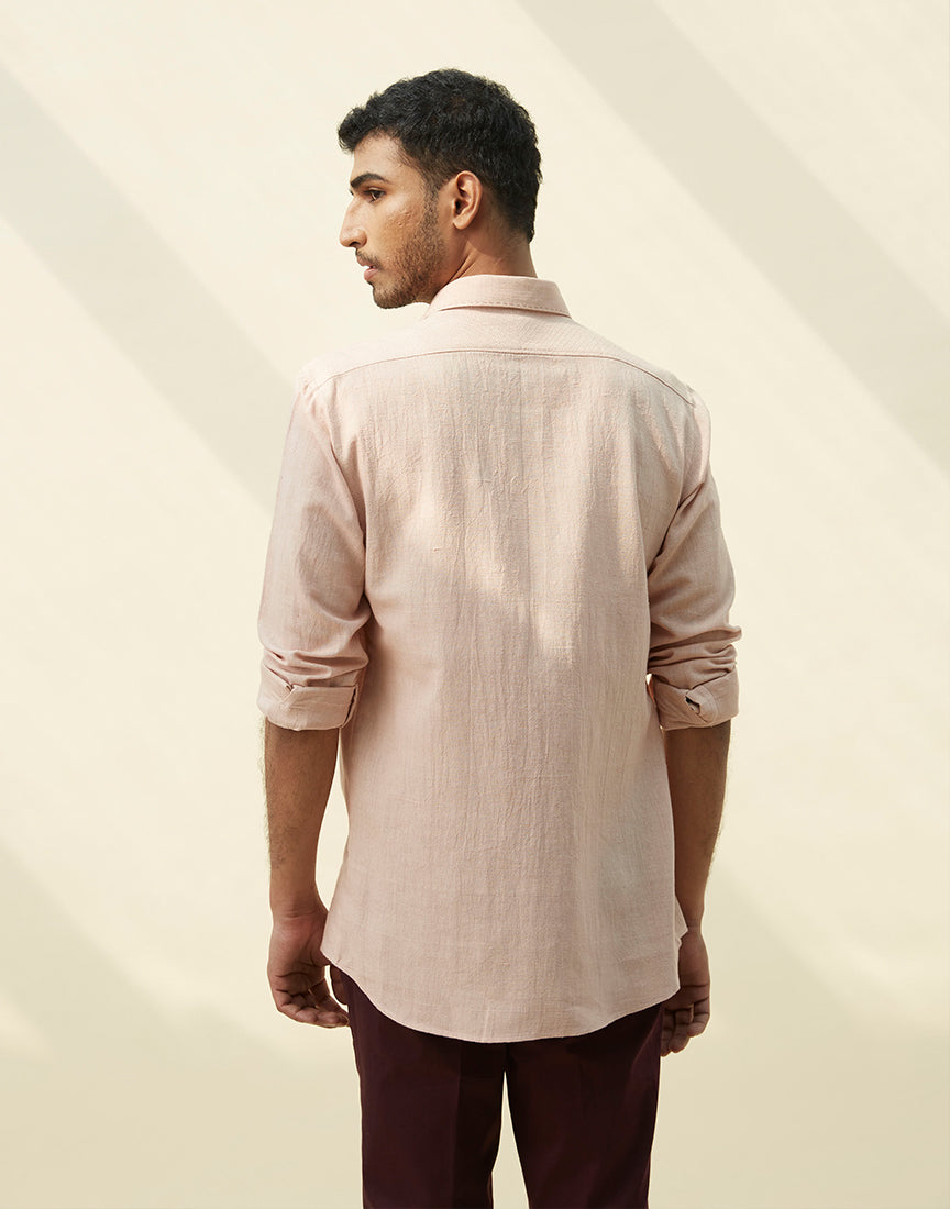 Sand Beige Thread Work Shirt