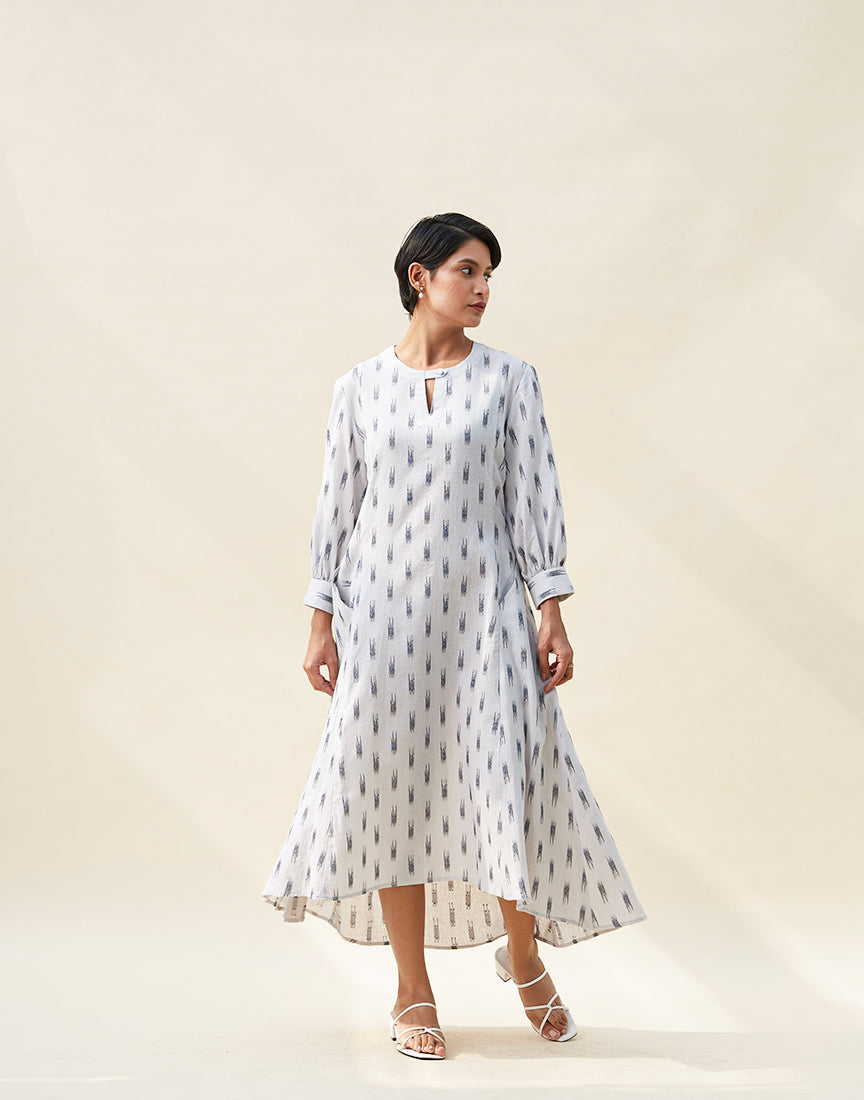 Grey Khadi Dress