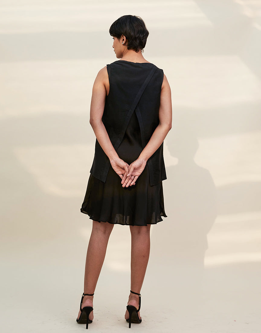Black Chanderi Jacket