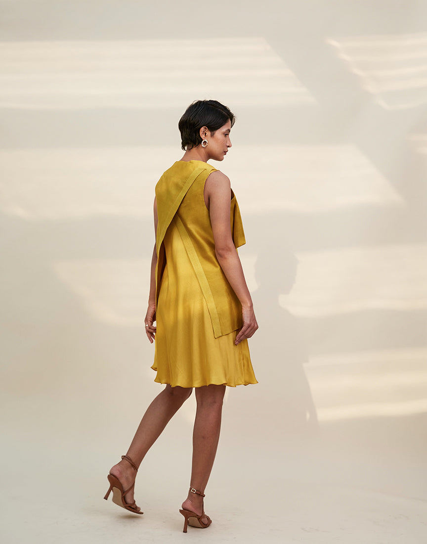 Mustard Chanderi Jakcet
