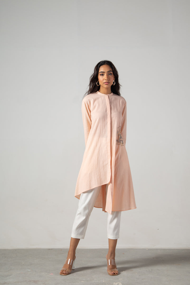 Pink up down dress