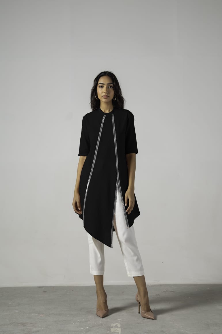 Black slant top